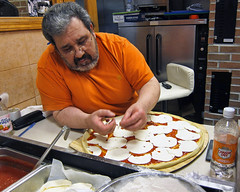 Rosario Making Pizza