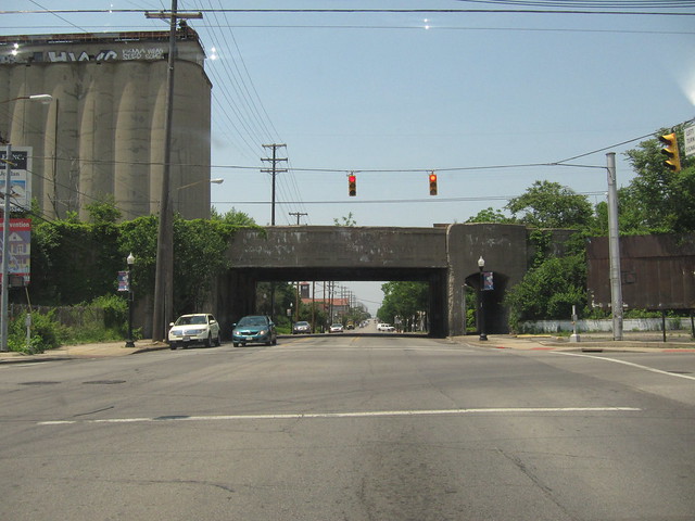 Railroad overpass