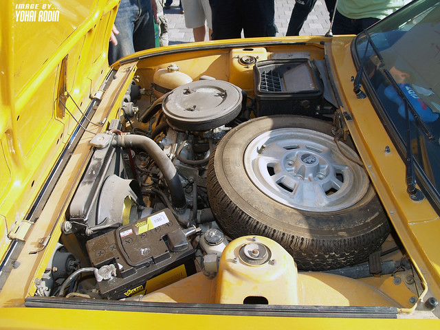 1973 Fiat 128 SL 1300 Engine Bay