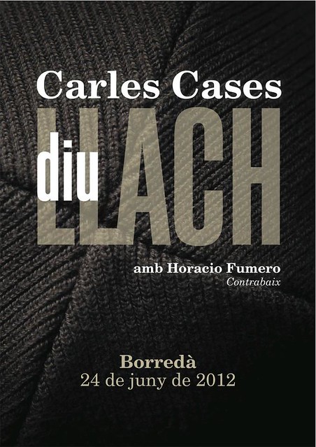 El pianista Carles Cases diu Lluís Llach