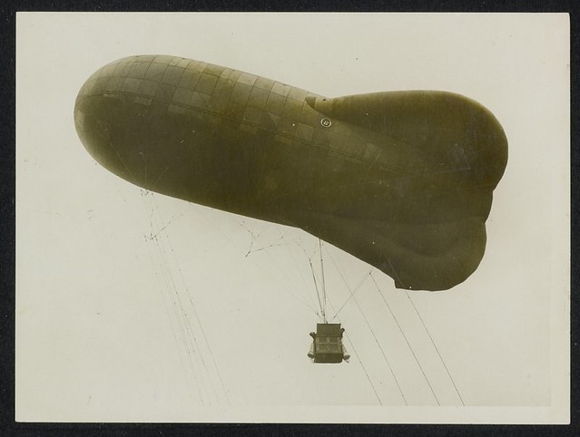 Luchtballon WO I / Observation balloon WW I
