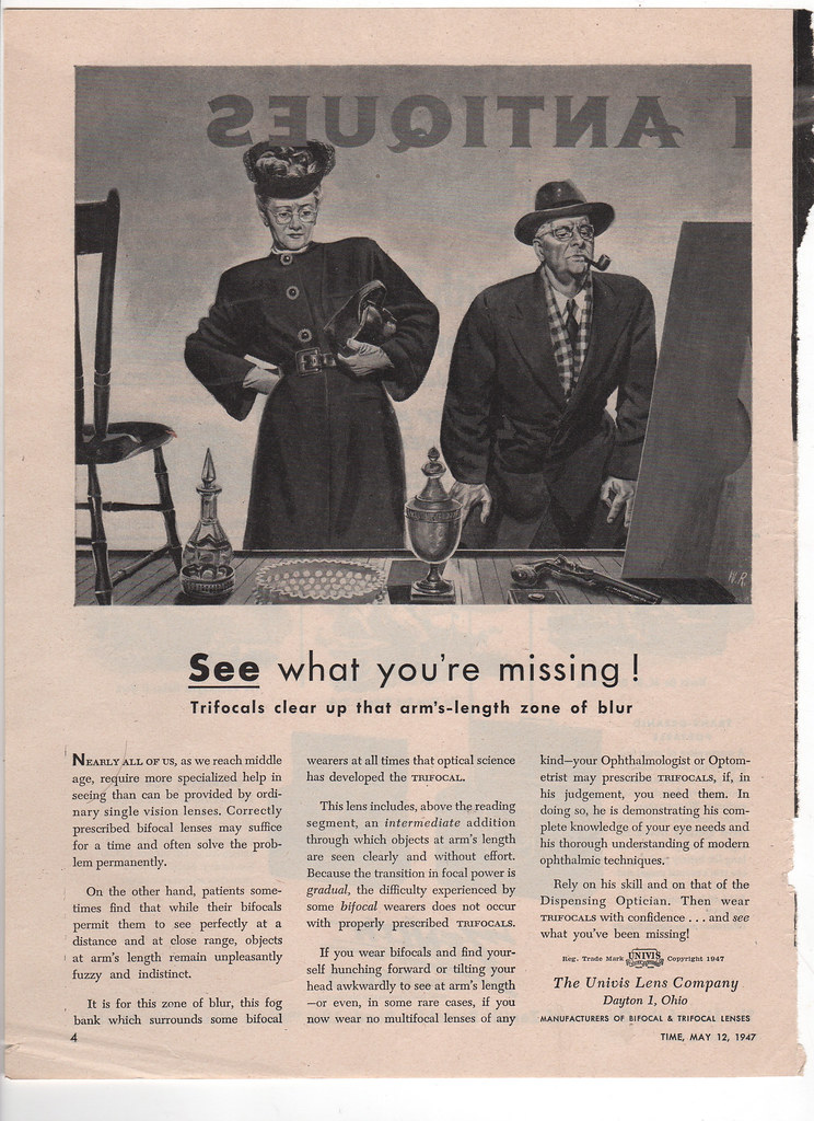 1947 Univis Lens Company Ohio