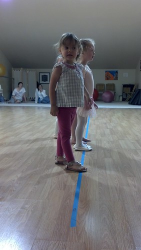 Lily's first dance class