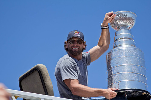 Stoll with the Stanley Cup