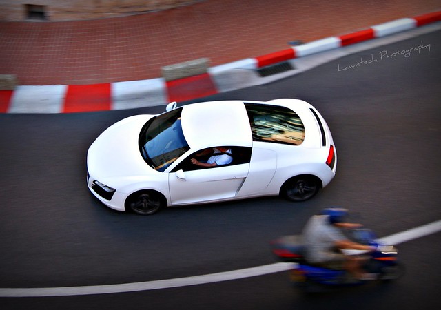 Audi R8 Full white Monaco