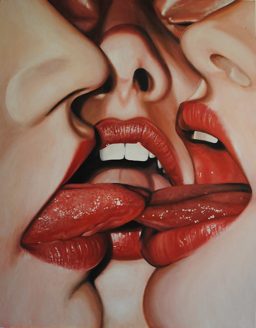 Kiss (homage to Terry Richardson) - © Linnea Strid