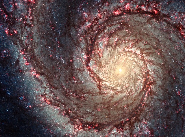 Photo:Hubble image of M51, the 'Whirlpool Galaxy'. By:dsleeter_2000