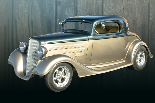 This classy looking 1934 Chevy Coupe appeared at the 7th annual Old 56