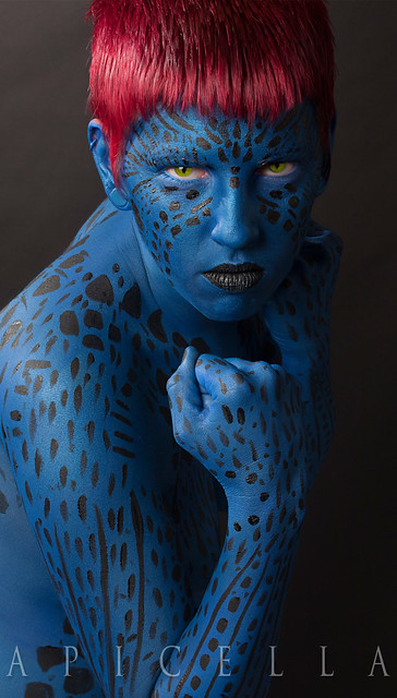 Its Mystique from X Men She's so badass sexy and smart and a good fighter