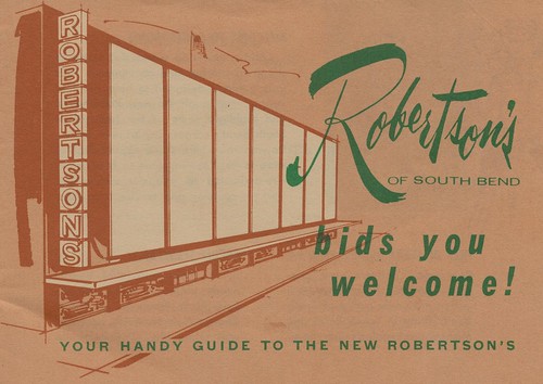 Your Handy Guide to the New Robertson's Department Store - South Bend, Indiana