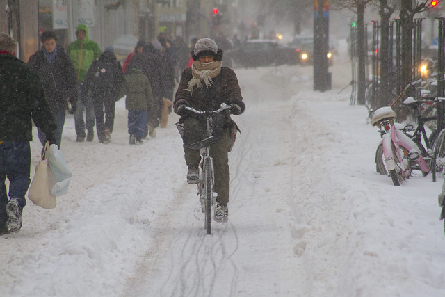 Snowstorm Warm - Winter Cycling in Copenhagen