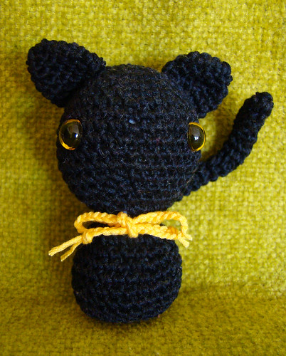 amigurumi black cat