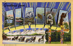 Alaska Large Letter Postcards