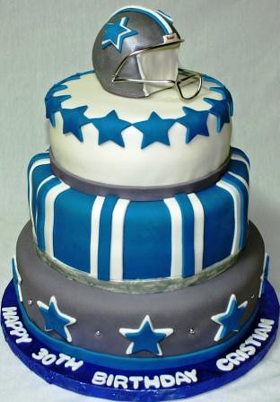Birthday Cakes Dallas on Dallas Cowboys Tiered 30th Birthday Cake   Flickr   Photo Sharing