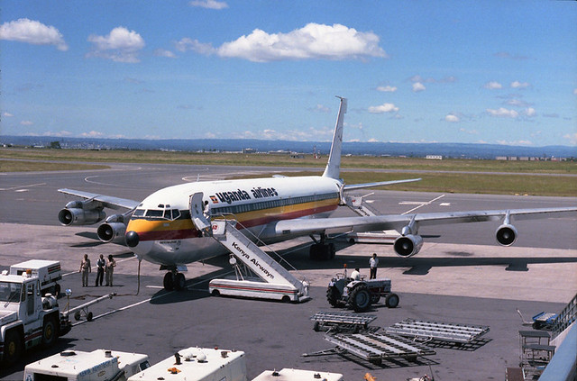 Uganda Airlines 707 in Nairobi
