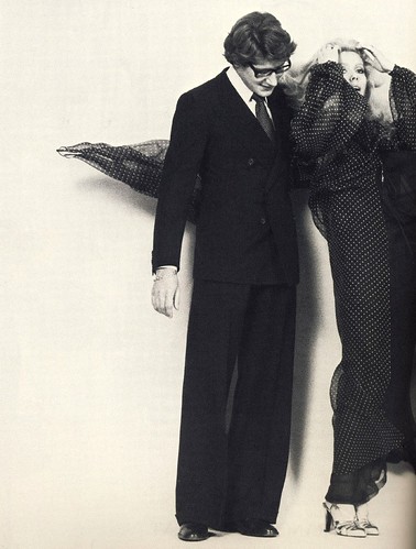 Yves Saint Laurent and Catherine Deneuve by Famous Fashionistas (First)