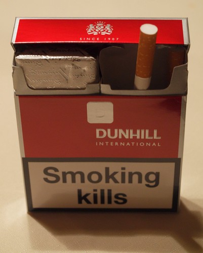DUNHILL INTERNATIONAL, Smoking KILLS! 1.29.11