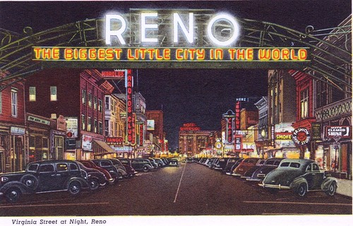 Reno Arch night ~ 2 by Vintage Roadtrip