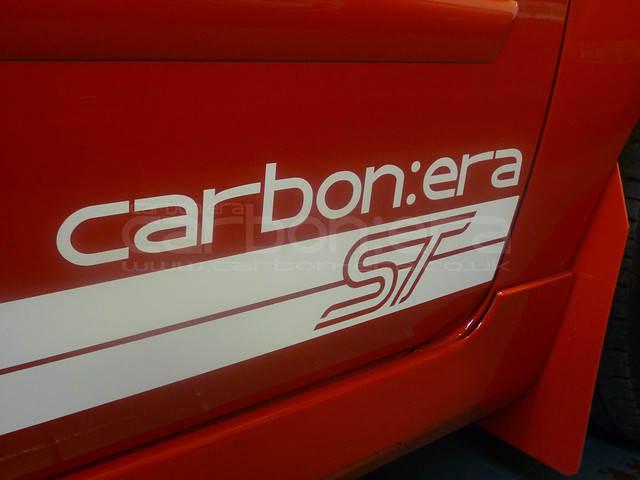 Ford Fiesta ST White CARBONERA Side Strips