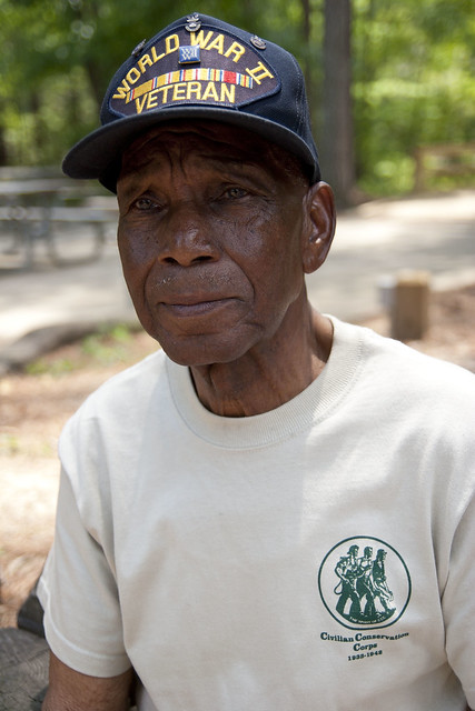 After serving two years in the Civilian Conservation Corps, Mr. Claiborne joined the military in 1942.