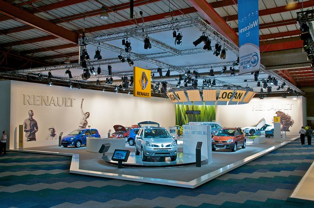 Renault exhibition stand at the Johannesburg International Motor Show JIMS
