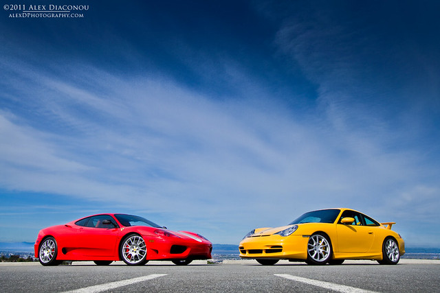 Ferrari 360 CS Porsche GT3'Like' me on Facebook