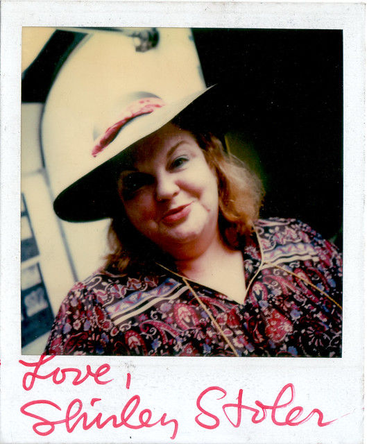 Autographed Polaroid of actress Shirley Stoler