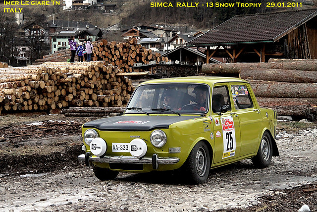 SIMCA RALLY 13 Snow Trophy in Valle del Primiero Trentino