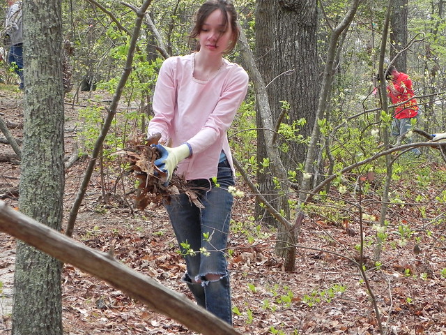 Adopting a trail is a committment to clean up the trail and do some trail maintenance every 3 months for a few hours.
