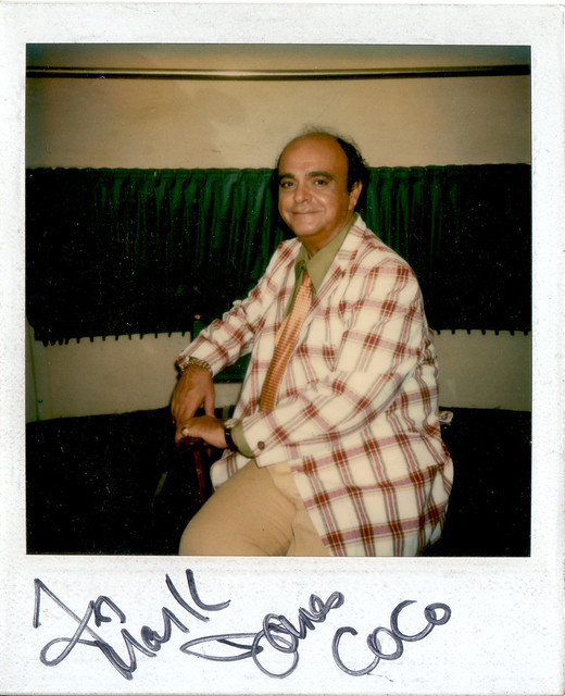 Autographed Polaroid of James Coco
