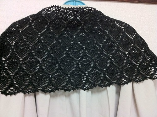 Crochet Lace Shawl by Garyou