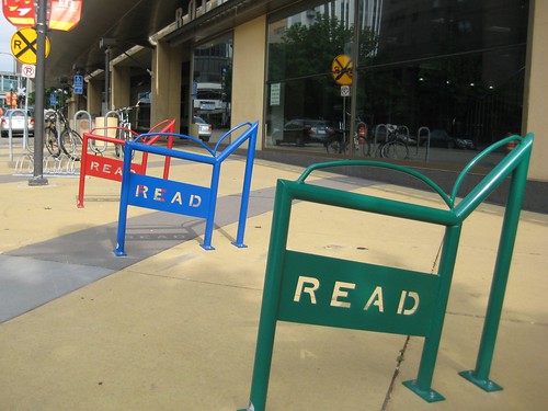 READ Bike Racks in Rochester