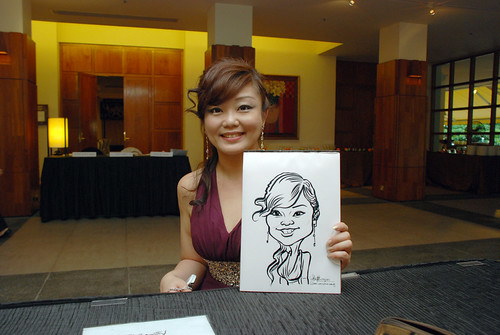 caricature live sketching for Rio Tinto Dinner & Dance - 1