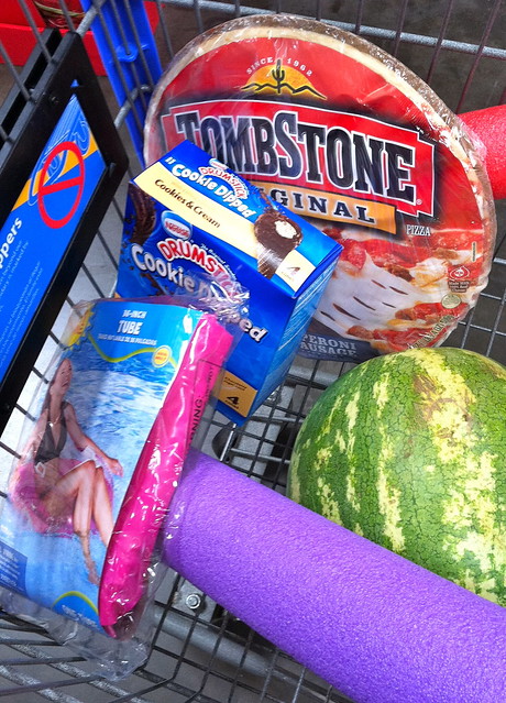 shopping cart contents