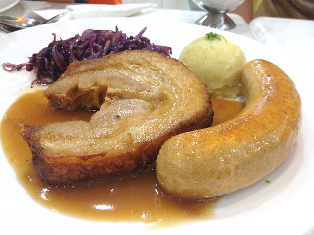 Roast Pork Belly with Sausage: