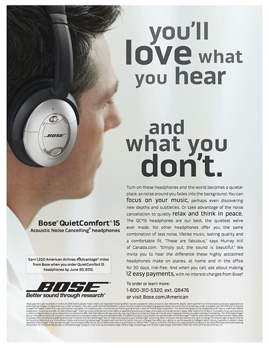 Bose magazine ad