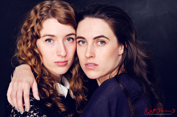 Two Sisters - Natural Beauty Studio Portrait