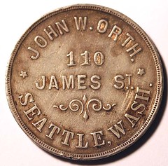 John W. Orth token obverse