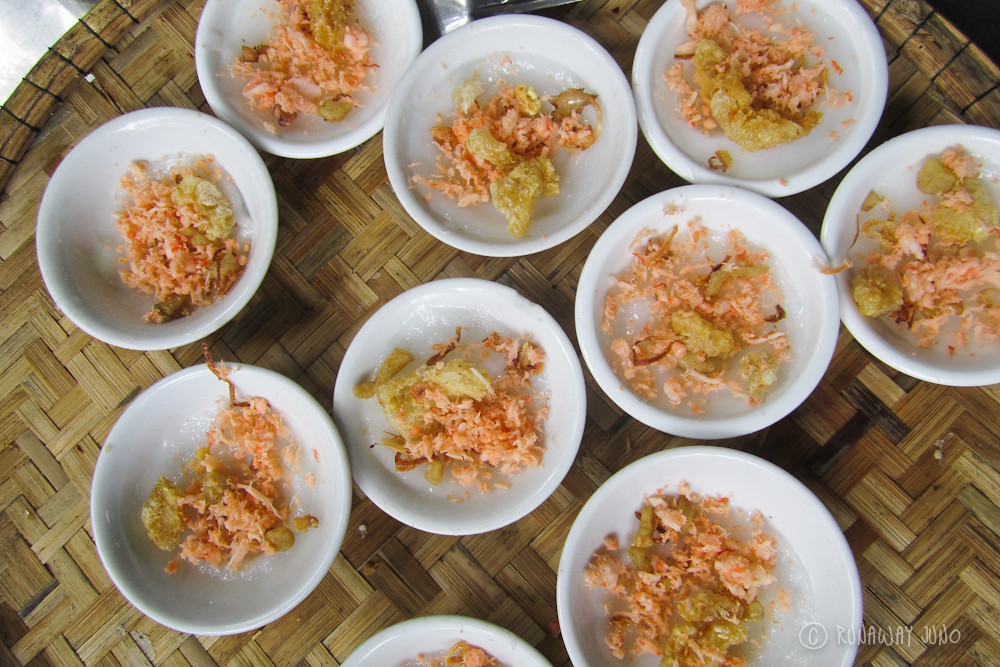Banh Beo - Vietnamese rice cake with shrimp