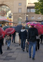 Blockupy Umbrella-Flashmob Mannheim