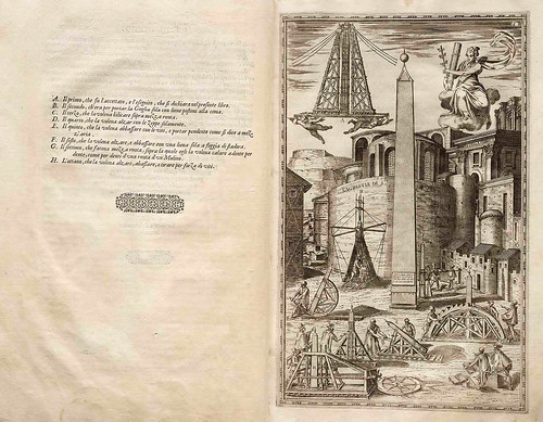 001-Della trasportatione dell'obelisco Vaticano…1590- Doménico Fontana-© Biblioteca Nacional Digital de Portugal