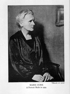 Portrait of Marie Curie 1929 From Eve Curie's Biography