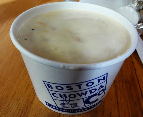 Clam Chowder from Boston Chowda in Quincy Market