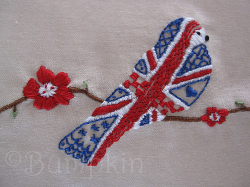 Great British Bird Embroidery Pattern