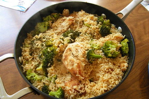 Spiced Chicken with Rice & Broccoli