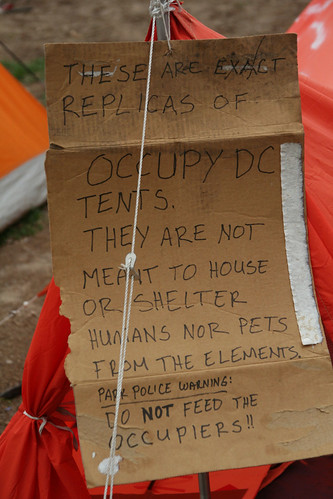 Sign, Occupy DC, March 31, 2012