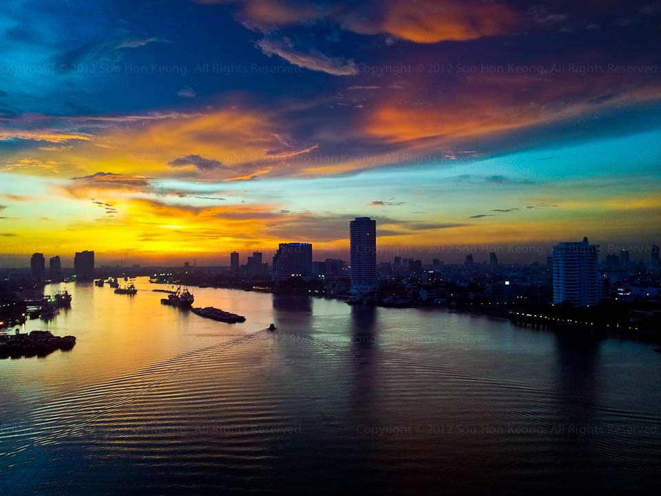 Sunset @ Bangkok, Thailand