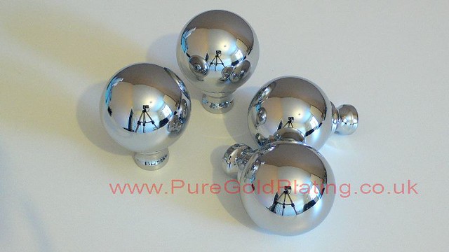 Chrome Plated Victorian Bed Knobs | Flickr - Photo Sharing!