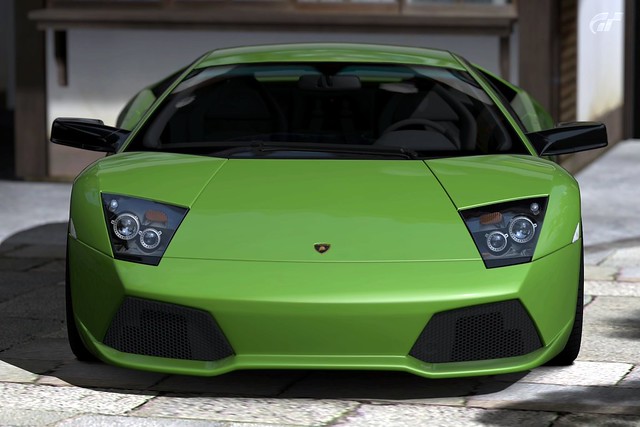 Lamborghini Murcielago green PS3 GT5 Gran Turismo
