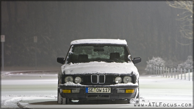 Atlanta Georgia Snow BBS RS rs211 BMW Euro E28 525e Front